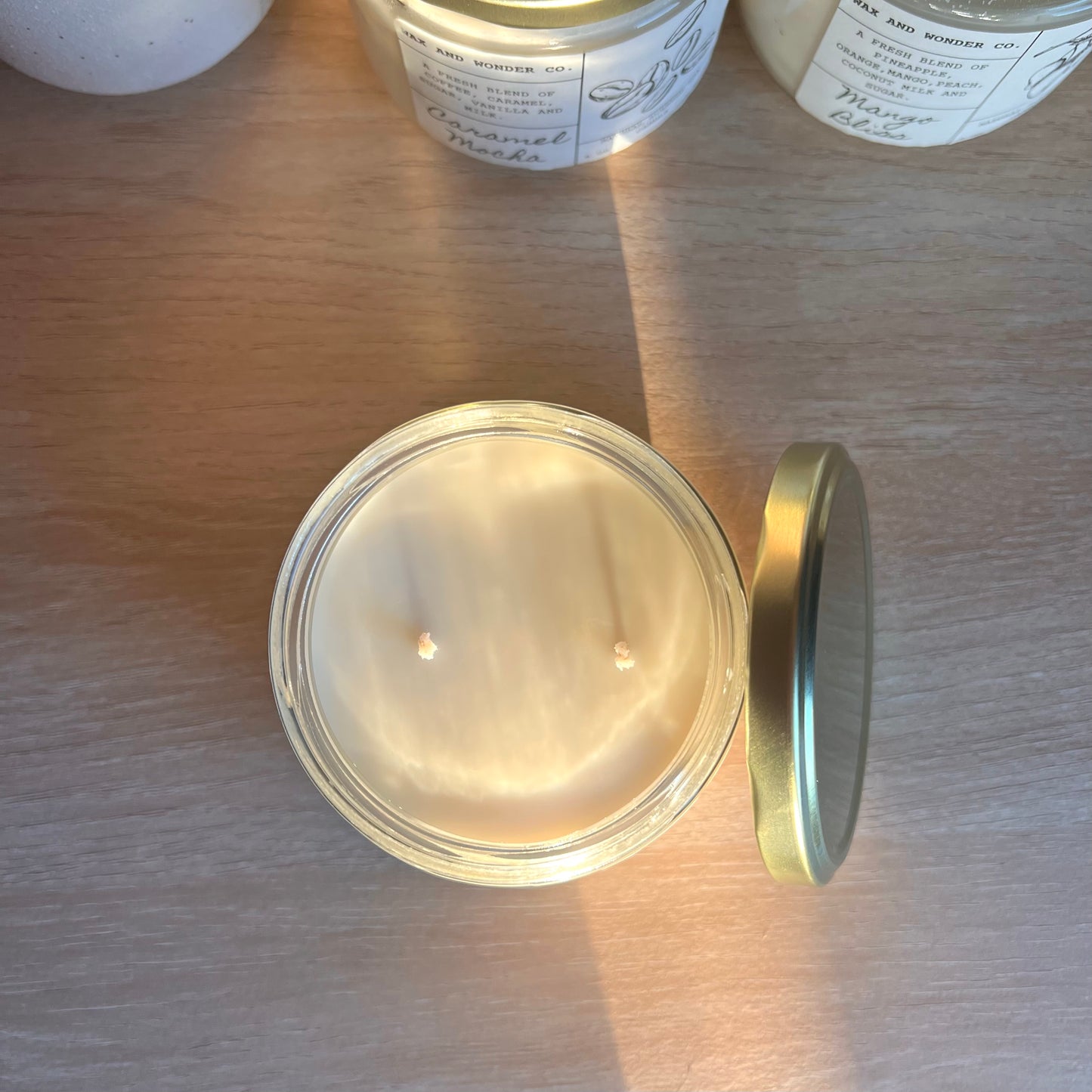 Mango Bliss Soy candle - 8 oz glass jar