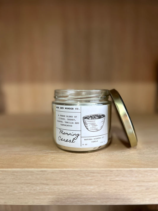 Morning Cereal , Froot loops scented soy candle